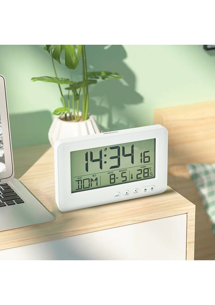Koyu Yeşil Dijital Alarmlı Saat Saat Çok Fonksiyonlu Başucu Saat Erteleme Fonksiyonlu Masa Dekorasyonu Oturma Odası Için (Yurt Dışından) indirimleri