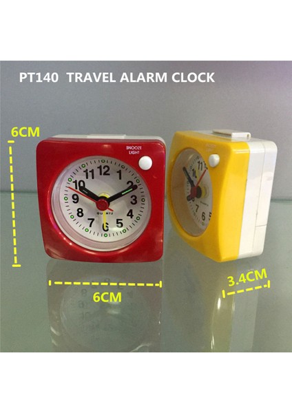 Sarı Mini Kare Başucu Sessiz Süpürme Çalar Saati Öğrenci Sessiz Erteleme Çalar Saati Tik Tak Sesi Olmayan LED Erteleme Işığı Dekoru (Yurt Dışından) indirimleri