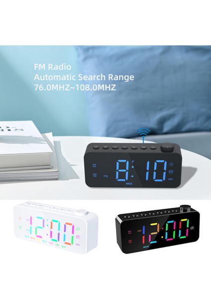 Sıcaklık A Ledli Dijital Çalar Saat Erteleme Fonksiyonu Arka Işık Masaüstü Saati Veri Zaman Takvimi Sıcaklık Göstergesi Pille Çalışır (Yurt Dışından) fiyatları