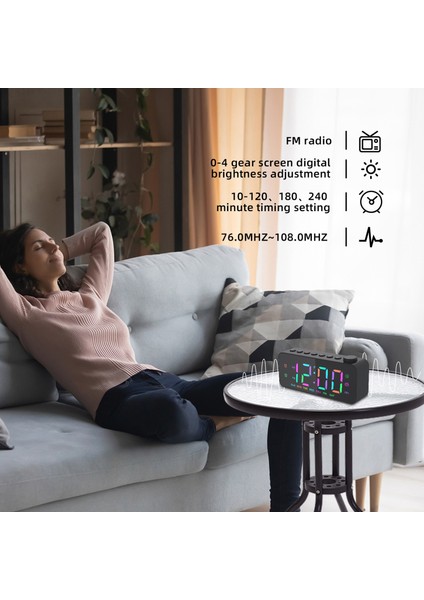 Sıcaklık A Ledli Dijital Çalar Saat Erteleme Fonksiyonu Arka Işık Masaüstü Saati Veri Zaman Takvimi Sıcaklık Göstergesi Pille Çalışır (Yurt Dışından) fırsatları