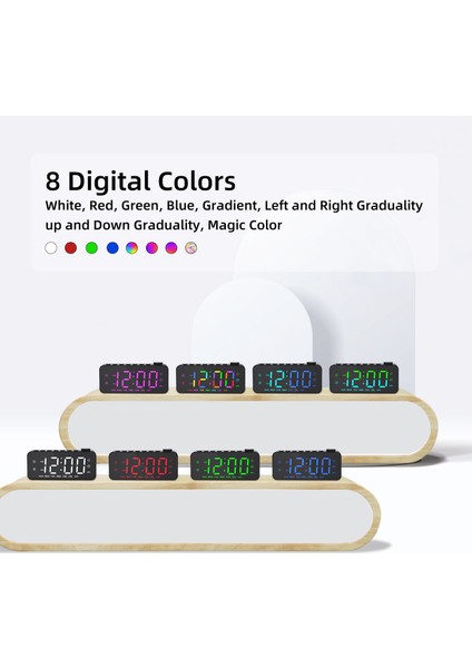 Sıcaklık A Ledli Dijital Çalar Saat Erteleme Fonksiyonu Arka Işık Masaüstü Saati Veri Zaman Takvimi Sıcaklık Göstergesi Pille Çalışır (Yurt Dışından) indirimleri