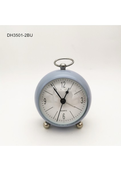 Purple4 Retro Alarm Saati Sessiz Işaretçi Saatler Çift Zil Gece Lambası Yatak Odası Dekoru Ev Dekoru Vintage Antik Taşınabilir Alarm Saati (Yurt Dışından)