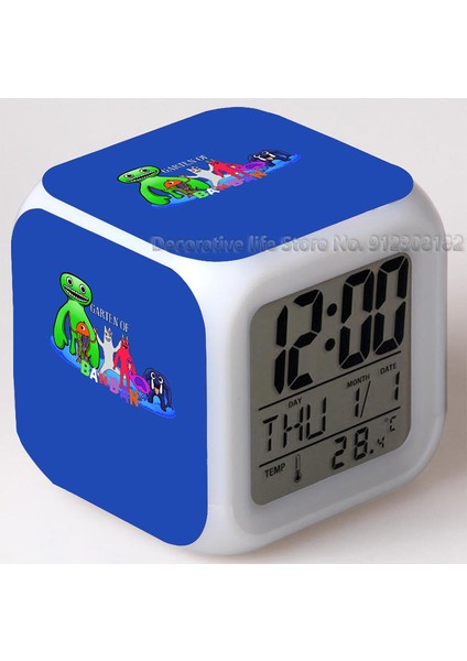 Stil 1 Garten Banban Dijital LED Çalar Saat Çok Fonksiyonlu Yatak Odası Çocuklar LED Değişim Parlayan Ev Taşınabilir Saatler Dropship (Yurt Dışından)