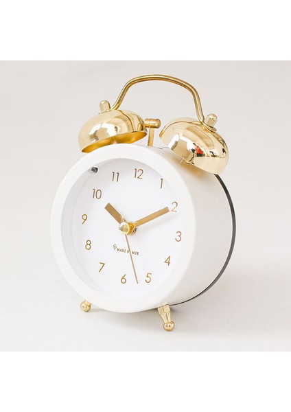 C Basit Metal Işık Lüks Çan Gül Altın Yaratıcı Dilsiz Başucu Kız Öğrenci Japon Kore Çalar Saat Masa Saati (Yurt Dışından) modelleri