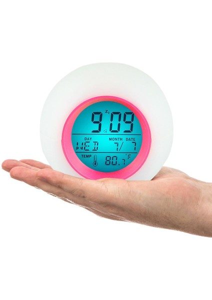 Kırmızı Yeni Yuvarlak Erteleme LED Alarm Saatler Klasik Aydınlık Masa Saatleri Sıcaklık Göstergesi Çocuk Odası Ev Dekorasyonu Için Dijital Saatler (Yurt Dışından) fırsatları