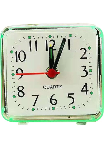 Mavi Analog Sessiz Çalar Saatler Küçük Sessiz Tik Tak Etmeyen Analog Kuvars Saat Ağır Uyuyanlar Için Hafif Ertelemeli Ofis Yatak Odası (Yurt Dışından) modelleri