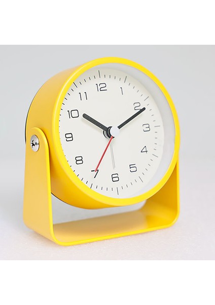 Siyah 3,9 Inç Pil Çalar Saat Antik Retro Analog Çalar Saat 360 Dönen Sessiz Başucu Masa Saati Tik Tak Etmeyen Alarm cl (Yurt Dışından) indirimleri