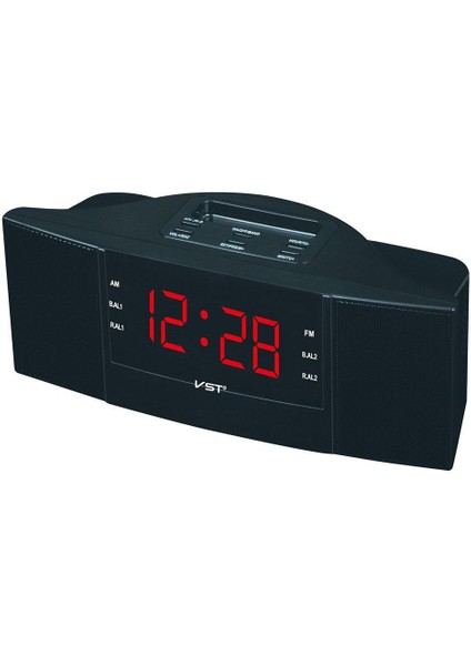 Kırmızı Zarif Çift Bant Alarm Uyku Saati LED Ekranlı Am/fm Radyo Avrupa Fişi (Yurt Dışından) modelleri
