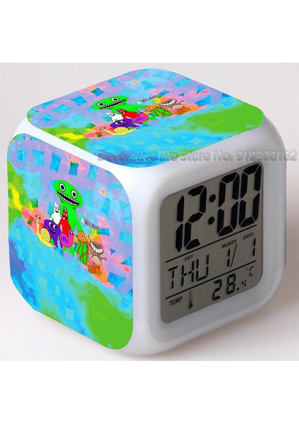 Stil 8 Garten Of Banban Dijital LED Çalar Saatçok Işlevli Yatak Odası Çocuklar LED Değişim Parlayan Ev Taşınabilir Saatler Dropship (Yurt Dışından)