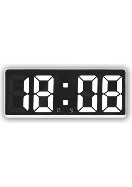 Stil 6 Işlevli Izle Alarm Modu Tablosu Rahatsız Etmeyi Önleme Kontrolü Sıcaklık Gece Dijital Erteleme Sesli Masaüstü Saatleri (Yurt Dışından)