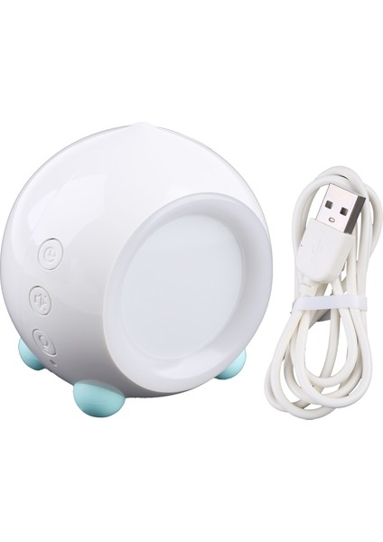 Beyaz E56C Çocuk Dijital Çalar Saat Gündoğumu Simülatörü Boy Için LED Gece Işığı Lambası ile (Yurt Dışından)