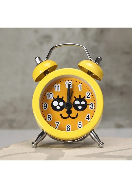 Yl Mini Yaratıcı Çalar Saat Vintage Retro Pointer S Yüksek Sesle Zil Başucu Ev Dekor (Yurt Dışından)