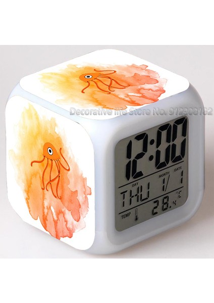 Stil 10 Garten Of Banban Dijital LED Çalar Saat Çok Işlevli Yatak Odası Çocuklar LED Değişim Parlayan Ev Taşınabilir Saatler Dropship (Yurt Dışından)