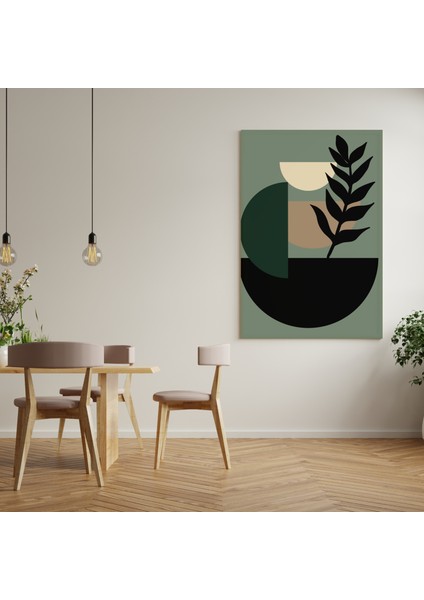 Tekli Modern Bohem Soyut Minimalist Akrilik Kanvas Duvar Tablo