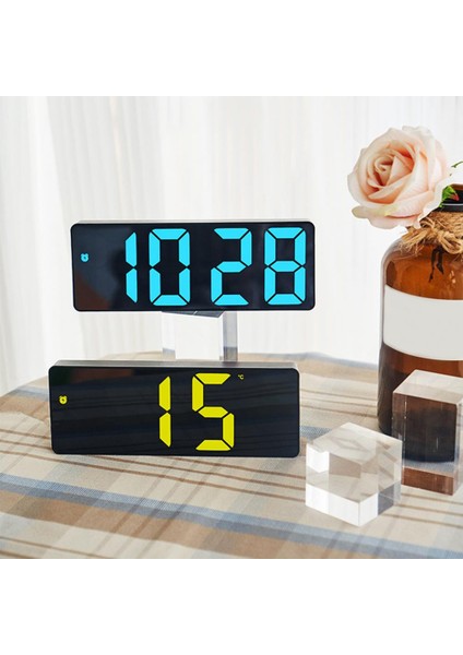 Gül Kırmızı Dijital Çalar Saat Büyük Ekran Erteleme Fonksiyonu Okunması Kolay Çok Fonksiyonlu Masaüstü LED Çalar Saat Ofis Malzemeleri (Yurt Dışından) indirimleri