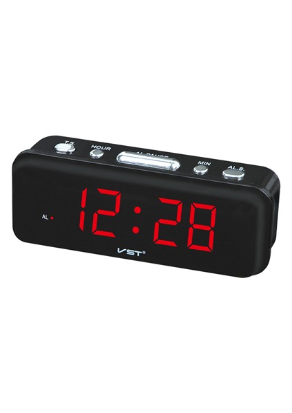 Kırmızı Büyük Sayılar Dijital Çalar Saatler Ab Fişi Ac Güç Masaüstü Masa Saatleri 0.9 Büyük LED Ekranlı Ev Dekoru Ebeveynler Için Hediye (Yurt Dışından)