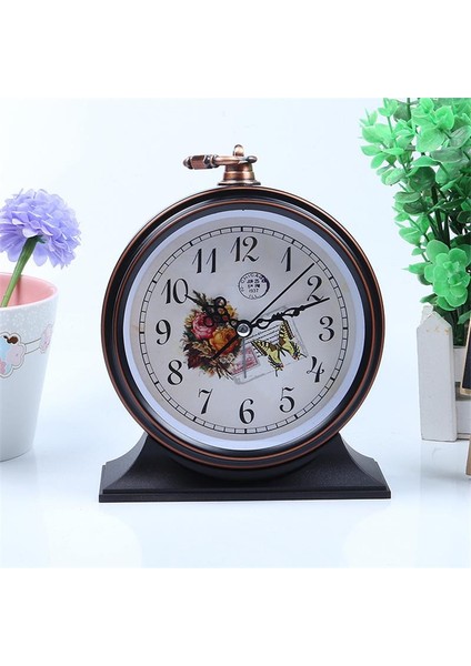 Sku-21 Retro Stil Metal Alarm Saati Yaratıcı Öğrenciler Çocuk Doğum Günü Hediyeleri Yatak Odası Süsleri Masa Alarm Saati (Yurt Dışından) fırsatları