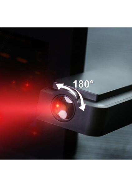 Ingiltere 180 Projeksiyon Çalar Saat Yatak Odası Için USB Şarj Aleti Erteleme Büyük LED Ekran Masa Duvar Tavan Saati Çocuk Yaşlı Projektör (Yurt Dışından)