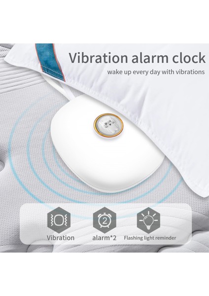 Bl-Alarm Saat TS-BC670 Sessiz Titreşimli Alarm Saati Öğrenciler Güçlü Uyanır Uyanır Eser Yaratıcı Sevimli Evcil Hayvan Sessiz LED Dijital Saat (Yurt Dışından)