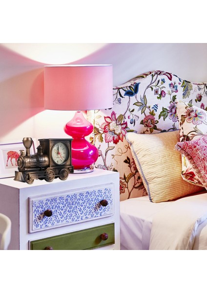 Altın Yaratıcı Retro Tren Çalar Saat Lüks Retro Tarzı Çalar Saat Yenilik Benzersiz Masa Masa Saati Duvar Dekor Duvar Modern (Yurt Dışından) modelleri