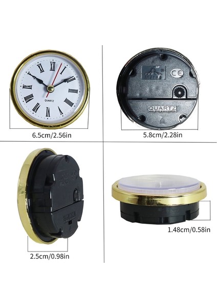 Siyah Arkaplandayanıklı 65 mm Saat Başlığı Eklentisi Çağdaş Tasarım ve Net Roma Rakamları Saat Mağazaları ve Stüdyoları Için Tasarlanmıştır (Yurt Dışından) indirimleri