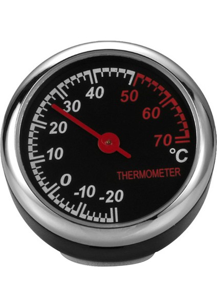 Stil A Pratik Otomobil Dijital Saat Mini Araba Saati Otomotiv Termometre Higrometre Dekorasyon Süs Saati (Yurt Dışından)