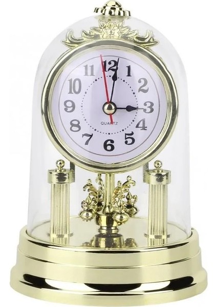 Altın Avrupa Tarzı Dilsiz Saat Retro Alarm Saatleri Kronometre Masa Saati Oturma Odası Ofis Masaüstü Dekorasyon Izle Hediyeler Için (Yurt Dışından)