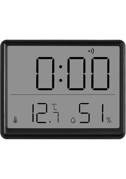 Beyaz Cep Boyutunda Saat Modern LCD Dijital Alarmlı Saat Saat Nem Sıcaklık Göstergesi Çok Fonksiyonlu Termometre Ev Için (Yurt Dışından) fiyatları