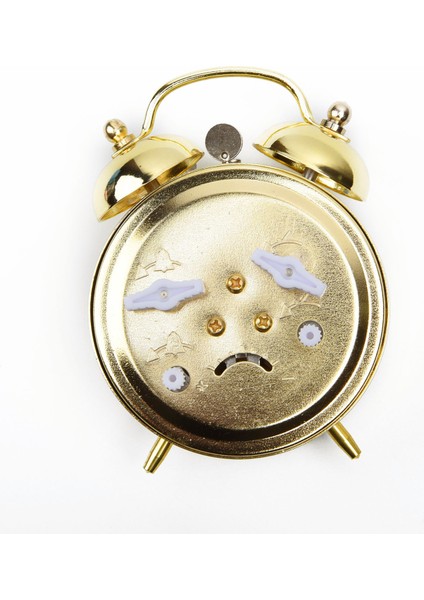 Metal Sevimli Yüksek Kaliteli Dayanıklı 7 cm Saat Çalar Saat Manuel Wind Up Vintage At Nalı Mekanik Alarm 1 Adet 2018 (Yurt Dışından)