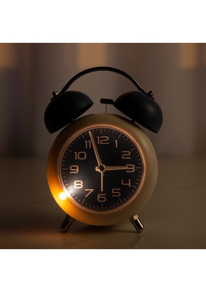 Yeşil Zil Alarm Clo Güçlü Uyanma Alarm Saati Minimalist Yaratıcı Öğrenci Çocuklar Mekanik Metal Zil Sessiz Gece Lambası Yatak Odası Masaüstü Saati (Yurt Dışından) fiyatları