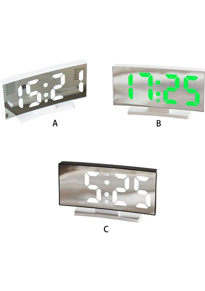 Siyah Yeşil Işık LED Çalar Saat Çok Fonksiyonlu Termometre Masa Dekor Yatak Odası Için (Yurt Dışından) fiyatları