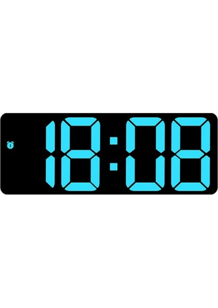 Yeşil Modern Dijital Masa Saati Sıcaklık Tarih Göstergeli Alarm Saati Masaüstü Saat Kolayca Yatak Başı Saat Dekorları Ayarı (Yurt Dışından) fırsatları