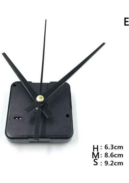 E 1 Takım Saat Mekanizması Sessiz Kuvars Hareketi Makinesi Duvar Eller Işaretçi Seti Clockwork Masa Uzun Şaft Diy Saatler Onarım Parçaları (Yurt Dışından)