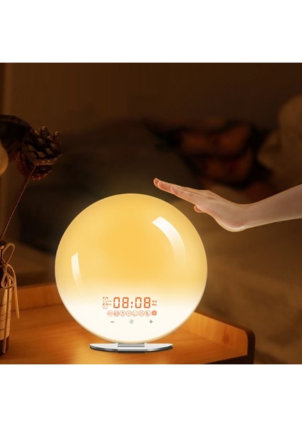 Gösterildiği Gibi Gün Doğumu/gün Batımı Simülasyonlu Uyandırma Işığı Çalar Saat Çift Alarm Fm Radyo Gece Lambası 7 Renk Doğal Sesler Erteleme (Yurt Dışından) fiyatları