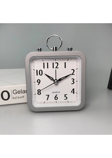 Kırmızı 10 cm Mini Analog Çalar Saat Tik Tak Etmeyen, Yumuşak Uyandırma, Pille Çalışan, Taşınabilir Çalar Saat, Ayarlaması Kolay, Yatak Odası Seyahati Için (Yurt Dışından) modelleri