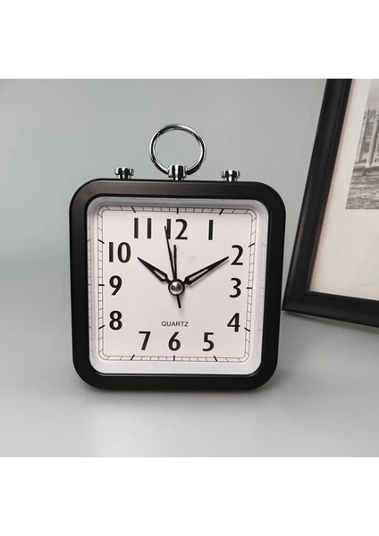 Kırmızı 10 cm Mini Analog Çalar Saat Tik Tak Etmeyen, Yumuşak Uyandırma, Pille Çalışan, Taşınabilir Çalar Saat, Ayarlaması Kolay, Yatak Odası Seyahati Için (Yurt Dışından) fırsatları