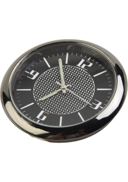 Whiteb Aydınlık Mini Araba Saat Dashboard Hava Firar Stick-On Zaman Kendinden Yapışkanlı Saat Kuvars Analog Saat Ölçer Ev Dekorasyon (Yurt Dışından)