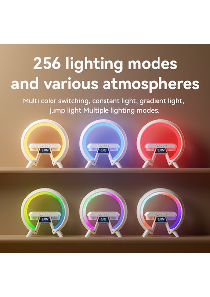 Çok Işlevli Rgb Gece Lambası Akıllı Kablosuz Bt Hoparlörler Kablosuz Hızlı Şarjlı Gündoğumu Çalar Saat Uyanma Işığı Yatak Odası 2 (Yurt Dışından) fırsatları