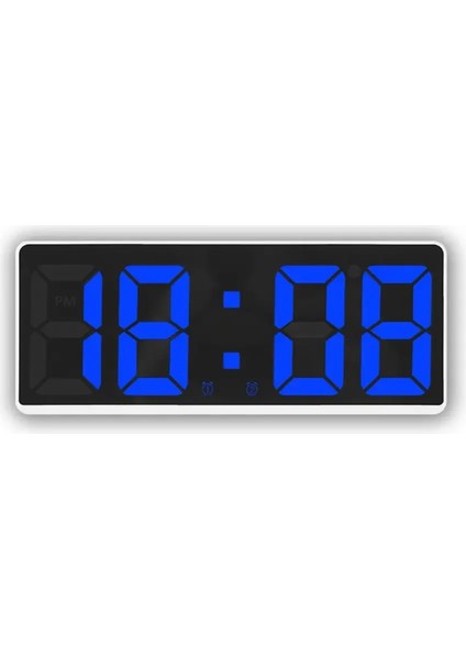 Stil 7 Saat Işlevi Ses Modu Erteleme Masası Sıcaklık Rahatsızlığa Karşı Koruma Dijital Gece Alarm Saatleri Masaüstü (Yurt Dışından)