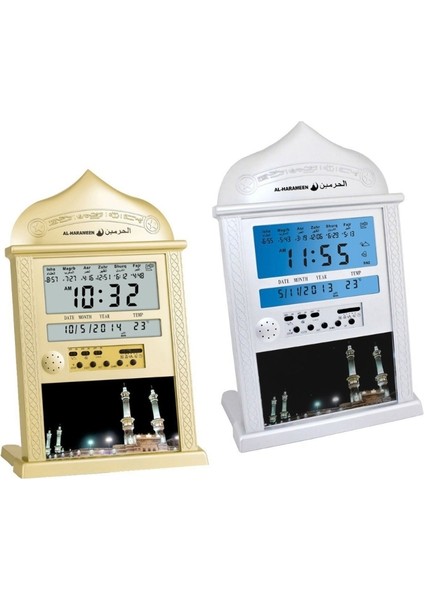 Gümüş Ezan Saati Ezan Namaz Saati Otomatik Ezan Masaüstü Namaz Saati Islam Kuran Müslüman (Yurt Dışından) fiyatları
