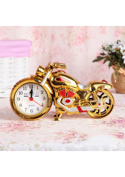 Altın 1 Motosiklet Çalar Saati Vintage Yaratıcı Benzersiz Horologe Çalar Saat Kahve Dükkanı Ev Ofisi Için Zaman Tutucu (Yurt Dışından)
