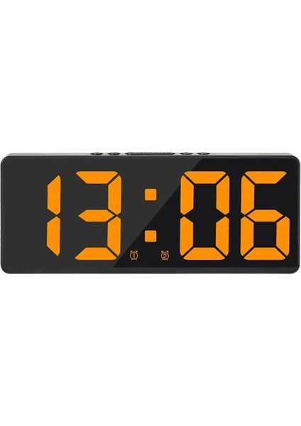 Stil 3 Alarm Modu Sıcaklık Gece Masaüstü Sesli Dijital Saat Erteleme Saatleri Fonksiyon Rahatsız Etme Önleme Kontrol Masası (Yurt Dışından)