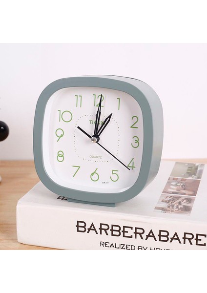 Sarı Çocuklar Çalar Saat LED Dijital Sevimli Karikatür Şarj Mini Gece Lambası LED Dijital Çalar Saat Chridren Hediye (Yurt Dışından)