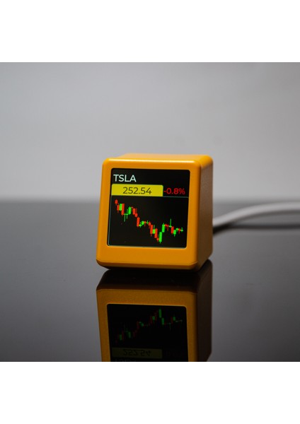 Sarı Geekmagic Nerdminer Bitcoin Kripto Para, Hisse Senetleri, Vadeli Işlemler, Döviz Kuru, Fiyat Takipçisi Ticker, Zaman Saati Hava Durumu Ekranı (Yurt Dışından)