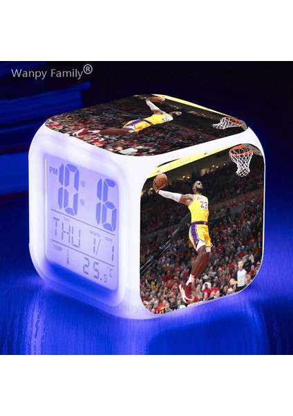 Açık Sarı 7 Renk Değiştiren Basketbol Çalar Saat Çocuk Odası Ev Dekoru Uyanma Zamanlayıcısı Taşınabilir Masa Saati Basketbol Yıldızı Poster (Yurt Dışından) fiyatları