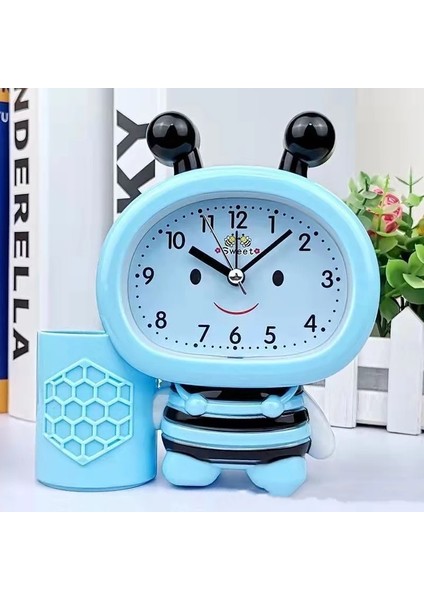 Bir Arı Kalem Tutucu Küçük Çalar Saat Izle Masası 1 * Aa Powered Saatler Masa Süsü Radyo Relogio Despertador (Yurt Dışından) fiyatları