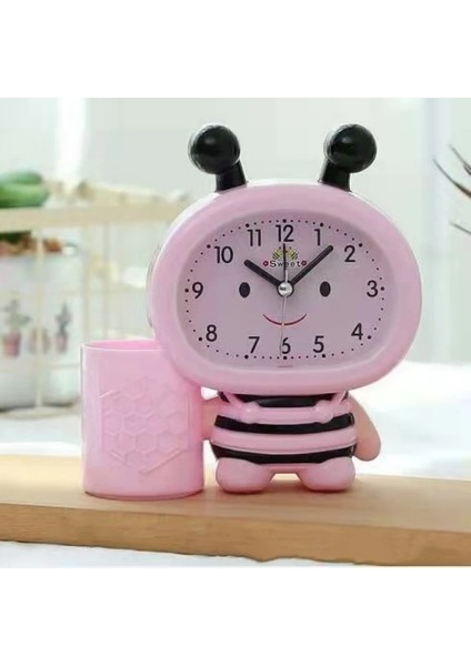 Bir Arı Kalem Tutucu Küçük Çalar Saat Izle Masası 1 * Aa Powered Saatler Masa Süsü Radyo Relogio Despertador (Yurt Dışından) modelleri