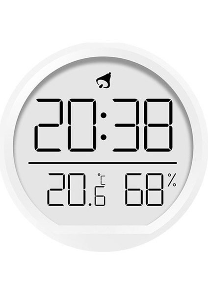 Beyaz Higrometre Dijital Çalar Saat Katlanır Braketli Sıcaklık Tarih Masası Duvar Saati LCD Ekran Saati Oturma Odası Mutfak Için (Yurt Dışından)