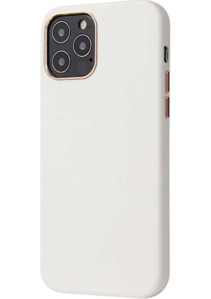Apple iPhone 12 Pro Uyumlu Kılıf Zore Eyzi Kapak, Beyaz