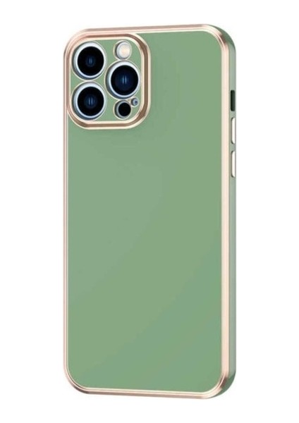 Apple iPhone 12 Pro Uyumlu Kılıf Zore Bark Kapak, Açık Yeşil